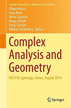portada Complex Analysis and Geometry: Kscv10, Gyeongju, Korea, August 2014 (Springer Proceedings in Mathematics & Statistics) (en Inglés)