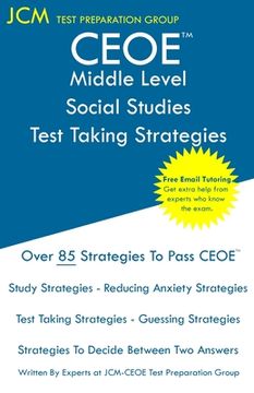 portada CEOE Middle Level Social Studies - Test Taking Strategies (in English)