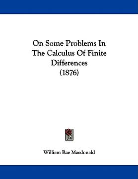 portada on some problems in the calculus of finite differences (1876)