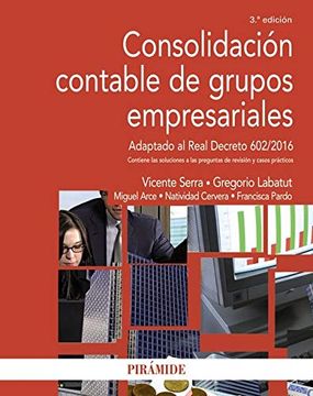 portada Consolidación Contable De Grupos Empresariales (in Spanish)