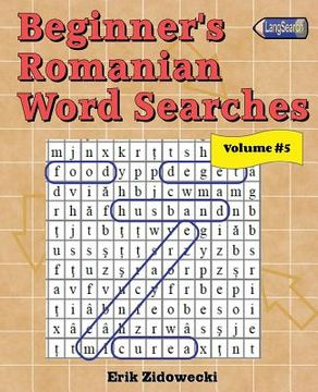portada Beginner's Romanian Word Searches - Volume 5