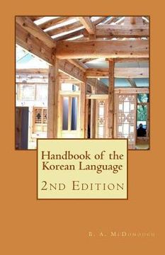 portada Handbook of the Korean Language (en Inglés)
