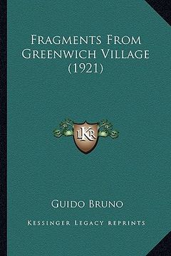 portada fragments from greenwich village (1921) (en Inglés)