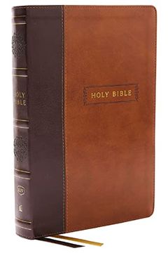 portada Kjv Holy Bible, Center-Column Reference Bible, Leathersoft, Brown, 73,000+ Cross References, red Letter, Comfort Print: King James Version (in English)
