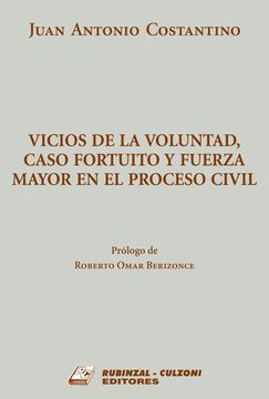 portada VICIOS DE LA VOLUNTAD, CASO FORTUITO Y FUERZA MAYOR EN EL PROCESO CIVIL (in Spanish)