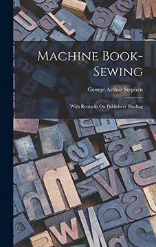 portada Machine Book-Sewing: With Remarks on Publishers' Binding (en Inglés)