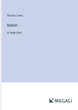 portada Babbitt: in large print (en Inglés)