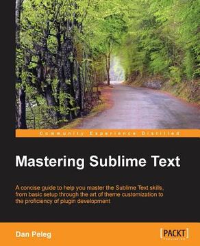 portada Mastering Sublime Text (en Inglés)