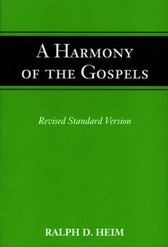 portada harmony of the gospels (en Inglés)
