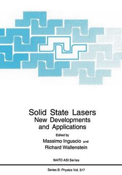 portada Solid State Lasers: New Developments and Applications (en Inglés)