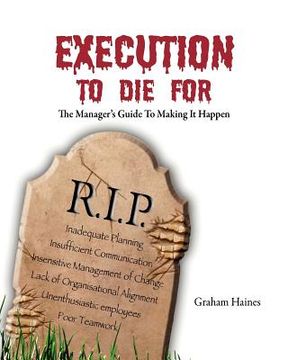portada execution to die for (en Inglés)