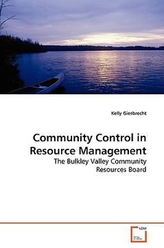 portada community control in resource management (in English)