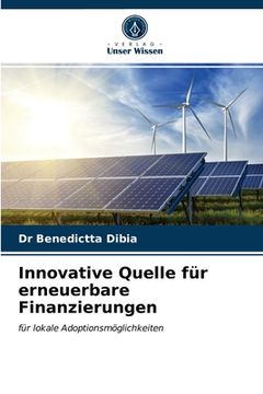 portada Innovative Quelle für erneuerbare Finanzierungen (en Alemán)