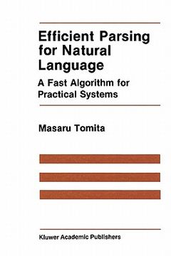 portada efficient parsing for natural language: a fast algorithm for practical systems (en Inglés)