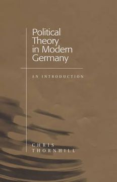 portada political theory in modern germany: labelling bodies and desires (en Inglés)