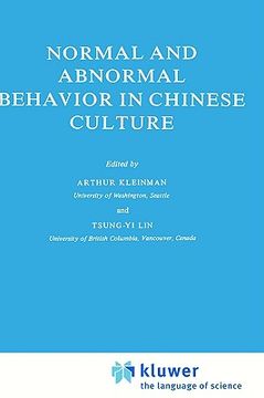 portada normal and abnormal behaviour in chinese culture (in English)