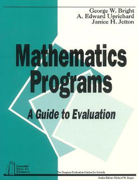 portada mathematics programs: a guide to evaluation (en Inglés)