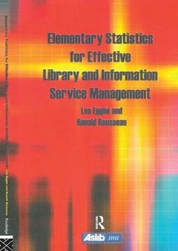 portada Elementary Statistics for Effective Library and Information Service Management (en Inglés)