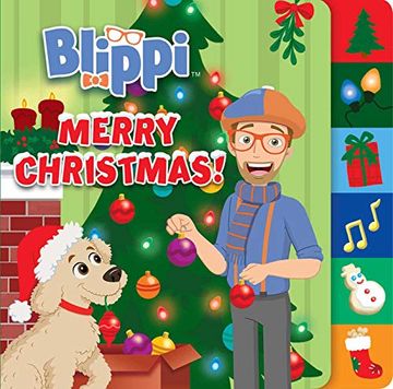 portada Blippi: Merry Christmas (Board Books With Tabs) (en Inglés)