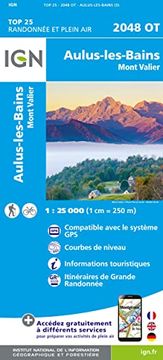 portada 2048Ot Aulus les Bains 1: 25 000 (en Francés)