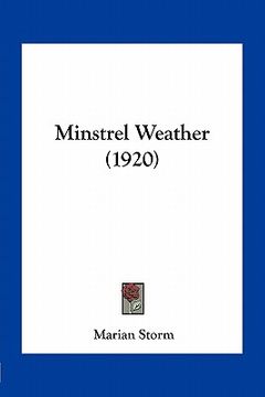 portada minstrel weather (1920) (en Inglés)