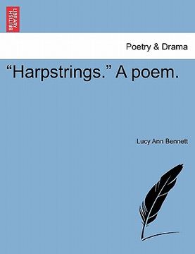 portada "harpstrings." a poem. (in English)