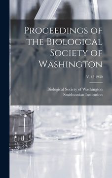 portada Proceedings of the Biological Society of Washington; v. 43 1930 (en Inglés)