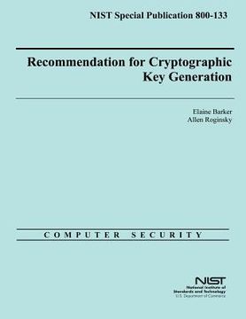 portada NIST Special Publication 800-133 Recommendation for Cryptographic Key Generation (en Inglés)