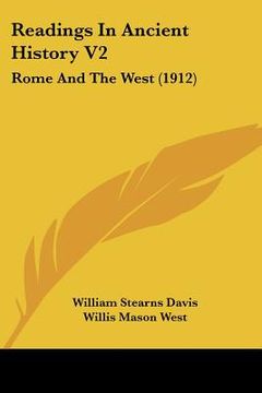 portada readings in ancient history v2: rome and the west (1912) (en Inglés)