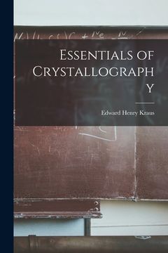 portada Essentials of Crystallography (en Inglés)
