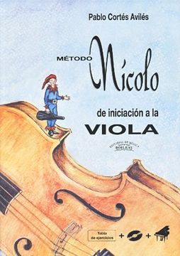 portada CORTES AVILES P. - Metodo Nicolo de Iniciacion para Viola (Inc.CD) (Ed.Castellano)