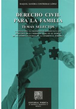 portada DERECHO CIVIL PARA LA FAMILIA. TEMAS SELECTOS