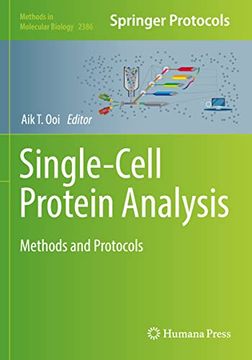 portada Single-Cell Protein Analysis: Methods and Protocols (Methods in Molecular Biology) (en Inglés)