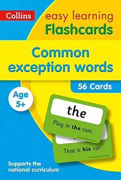 portada Common Exception Words Flashcards (Collins Easy Learning Ks1) (in English)