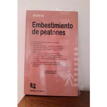 portada Embestimiento De Peatones (in Spanish)