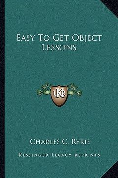 portada easy to get object lessons (en Inglés)