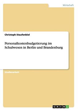 portada Personalkostenbudgetierung im Schulwesen in Berlin und Brandenburg (German Edition)