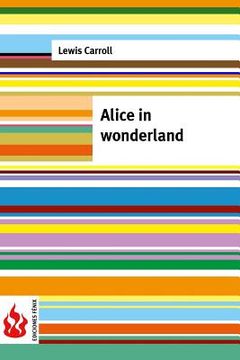 portada Alice in wonderland: (low cost). Limited edition