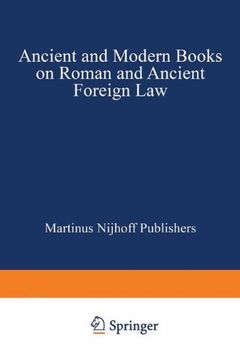 portada Ancient and Modern Books on Roman and Ancient Foreign Law