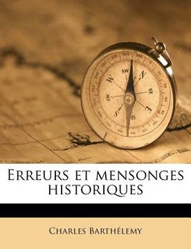 portada Erreurs Et Mensonges Historiques (en Francés)