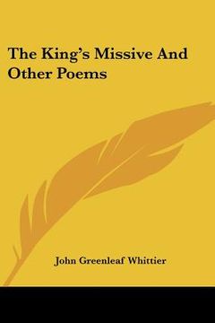 portada the king's missive and other poems (in English)