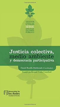 portada Justicia Colectiva, Medio Ambiente y Democracia Participativa (in Spanish)