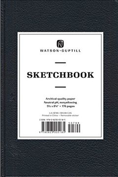 portada Medium Sketchbook (Kivar, Black) (Watson-Guptill Sketchbooks) (en Inglés)