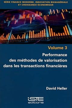 portada Performances des Methodes de Valorisatio (in French)