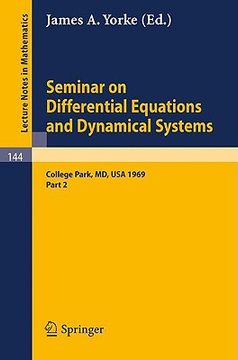 portada seminar on differential equations and dynamical systems