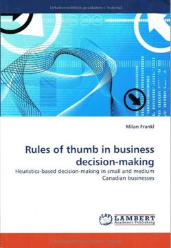 portada rules of thumb in business decision-making (in English)