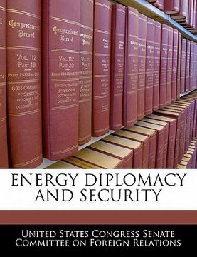 portada energy diplomacy and security (en Inglés)