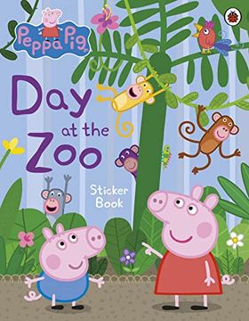 portada Peppa Pig: Day at the zoo Sticker Book (en Inglés)