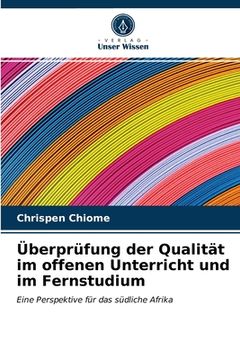 portada Überprüfung der Qualität im offenen Unterricht und im Fernstudium (en Alemán)