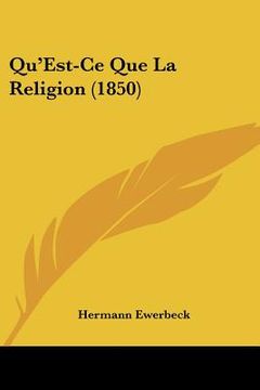 portada qu'est-ce que la religion (1850) (in English)
